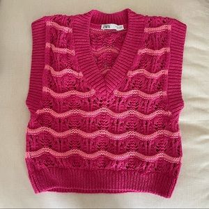 Zara sweater vest